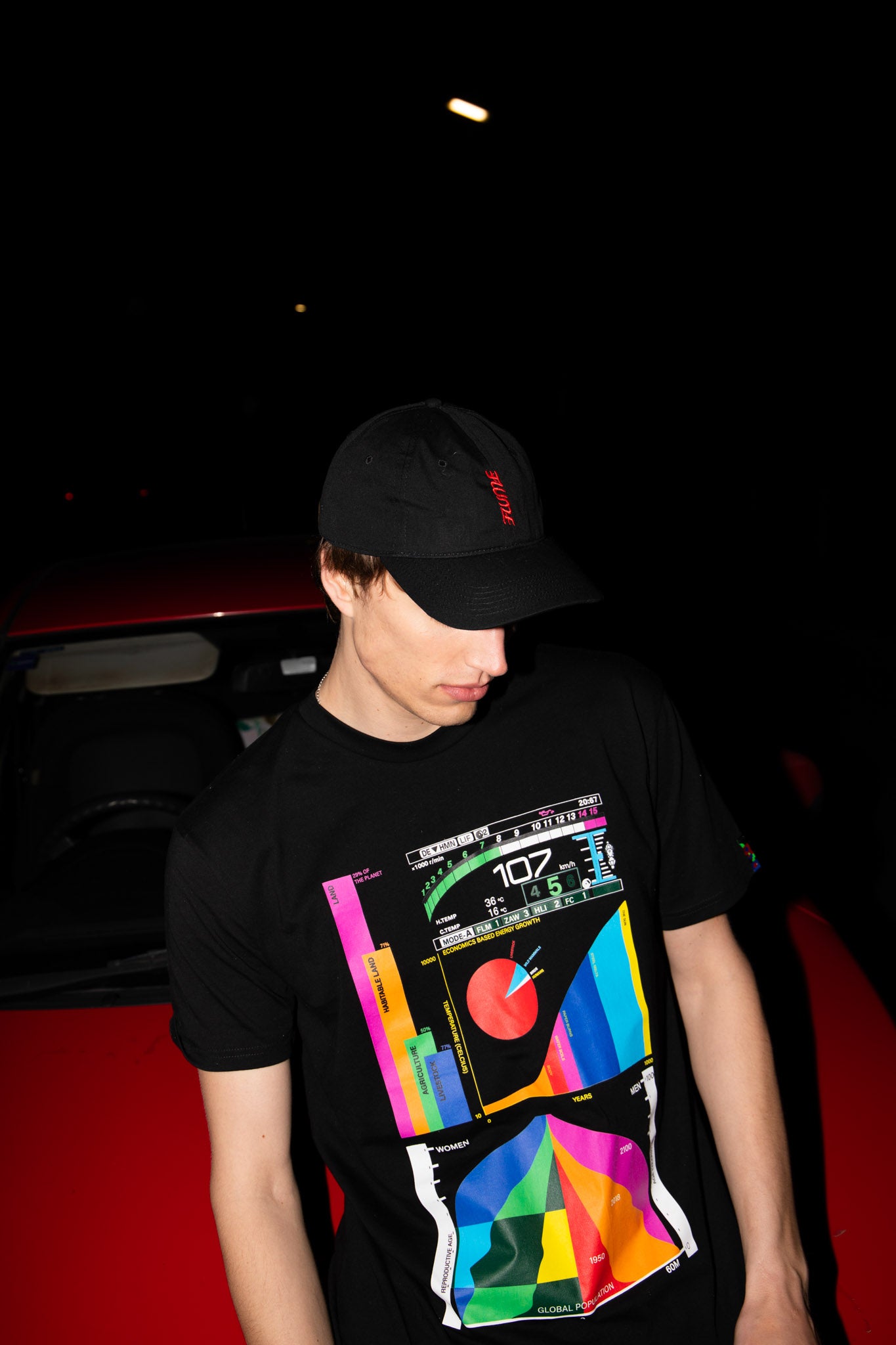 Stats (Black T-Shirt)