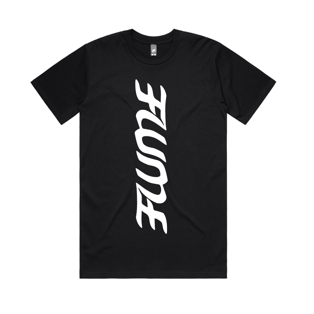 FLUME Vertical Logo Black T shirt