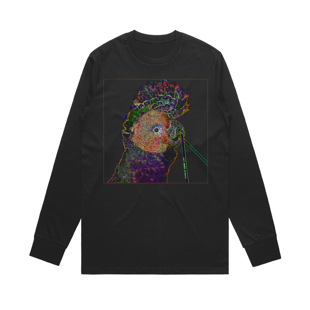 Cockatoo (Black Longsleeve T-Shirt)