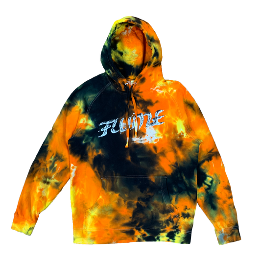 Logo (Orange Splash Tie Dye Hood)