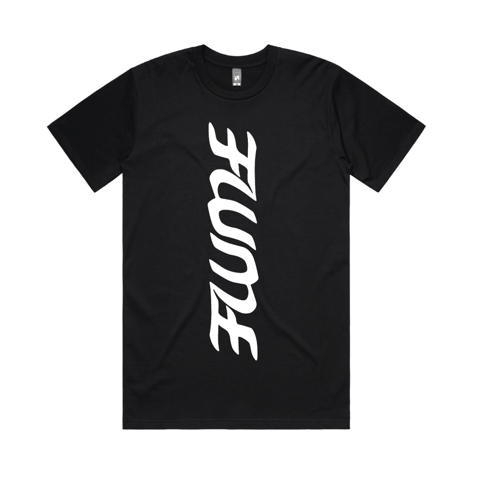 FLUME / Vertical Logo Black T-shirt